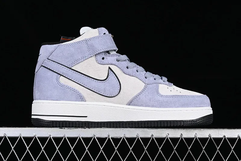 All categories Nk Air Force 1 Air Force series Nk Air Force 1 Mid Air Force mid-top Nk Air Force 1'07 Mid light blue suede Air Force One mid-top casual sneakers CG9904-104